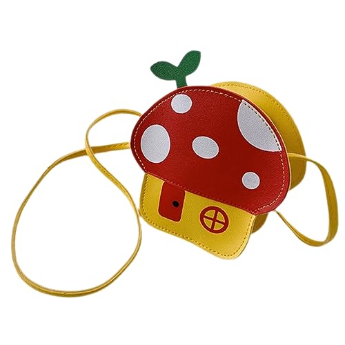 VALICLUD Pilz-Tasche Für Junge Mädchen Mit Schultergurt Reißverschluss-geldbörse Geeignet Für Reisen Outdoor Und Täglichen Gebrauch Leicht Und Tragbar von VALICLUD