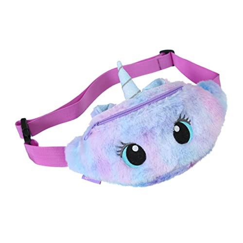 VALICLUD Plüsch-Einhorn-hüfttasche Umhängetasche Große Brusttasche Zarte Schultertasche Tragbar Als Crossbody-Tasche Oder Hüfttasche Für Mädchen von VALICLUD