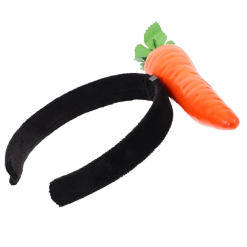 VALICLUD Plüsch Haarband in Karottendesign Stirnband Aus Weichem Plüschmaterial Lustiges Haaraccessoire Für Cosplay Und Partys Für Bezauberndes Aussehen von VALICLUD