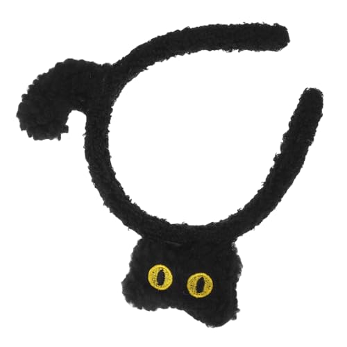 VALICLUD Plüsch Katzen Stirnband Mit Katzenohren Für Damen Mädchen Halloween Kostüm Accessoires Weich Cartoon Design Gesicht Waschen Partys Geburtstagsparty Urlaubsband von VALICLUD