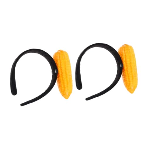 VALICLUD Plüsch Mais Stirnband Lustiges Gemüse Kopfschmuck Für Partys Geburtstagsfeiern Und Hochzeiten Quirliges Accessoire Mit Realistischem Design von VALICLUD
