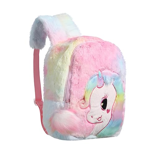 VALICLUD Plüsch-Schultasche Für Mädchen Kinderrucksack Aus Hochwertigem Material Robust Und Langlebig Geeignet Für Schule Reisen Und Einkaufen Mit Bezauberndem Design Und Leichtgängigem von VALICLUD
