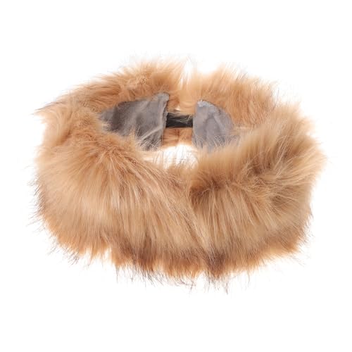 VALICLUD Faux Fur Stirnband Für Damen Warmer Ohrwärmer Aus Kunstfell Für Kalte Wintertage Als Für Weihnachten Und Stilvolle Accessoires Für Jede Garderobe von VALICLUD