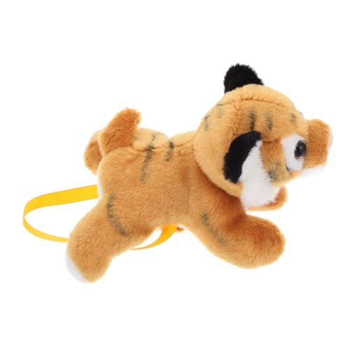 VALICLUD Plüsch Tiger Großes Tiger Plüschtier Für Dschungel-themenparty-geschenke Kleine Tigerpuppe Aus Weichem Plüsch Für Sammler Und Junge Mädchen von VALICLUD