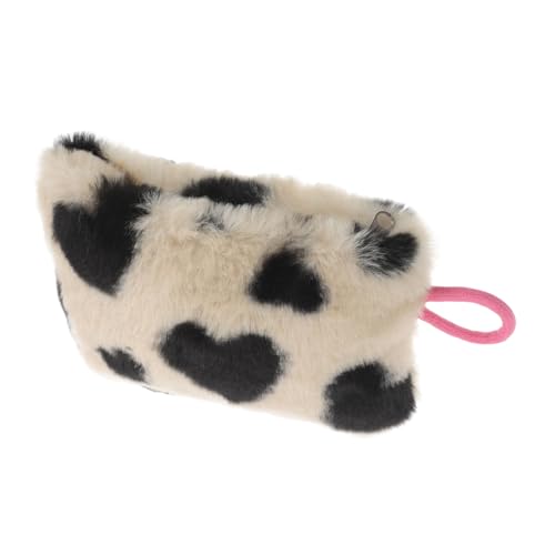 VALICLUD Lippenstifthalter-schlüsselanhänger Aufbewahrungstasche Aus Plüsch Modische Make-up-Tasche Für Unterwegs von VALICLUD