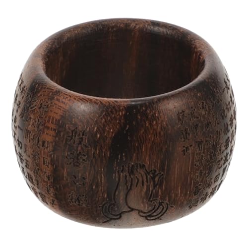 VALICLUD Prajna-Herz-Sutra-Fingerzug Gold Glücksring Halskette Vintage Fingerring Hochzeit graceling dirndl elegant geschenkeidee finger ringe craft Fingerring aus Holz Mädchenringe hölzern von VALICLUD