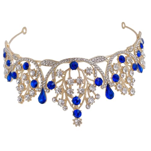 VALICLUD Prinzessin Tiara Hochzeit Brautkronen Diademe Hochzeitsdekorationen Party Haarkrone Für Die Braut Hochzeit Bräute Hochzeit Diademe Für Die Braut Bachelorette Königin Kristalle von VALICLUD