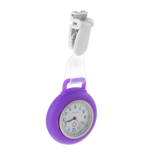 VALICLUD Professionelle Krankenschwester Clip Uhr Tragbare Langlebige Pflegeuhr mit Praktischem Clip Sichere und Robuste Taschenuhr für Pflegepersonal für Damen und Herren im Medizinischen von VALICLUD
