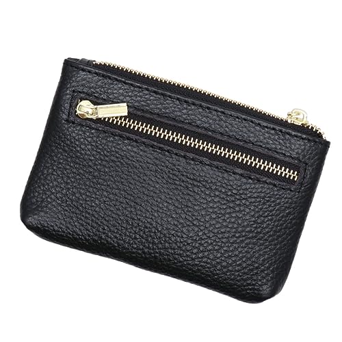 VALICLUD Pu Leder Geldbörse Für Damen Multifunktionale Mini-Handtasche Mit Reißverschluss Und Münzfach Für Schule Arbeit Und Alltag von VALICLUD