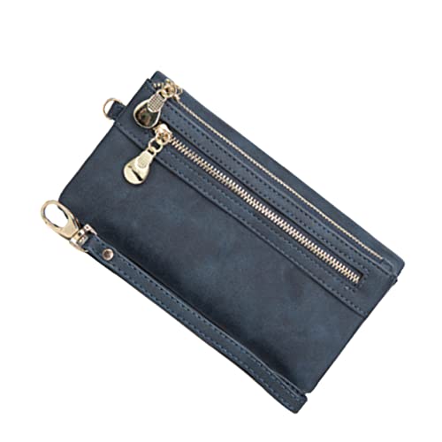 VALICLUD Pu Vintage Geldbörse Für Damen Multifunktionale Handtasche Im Design Für Täglichen Gebrauch Mit Praktischem Druckverschluss Und Ausreichend Für Karten Münzen Und Geldscheine von VALICLUD