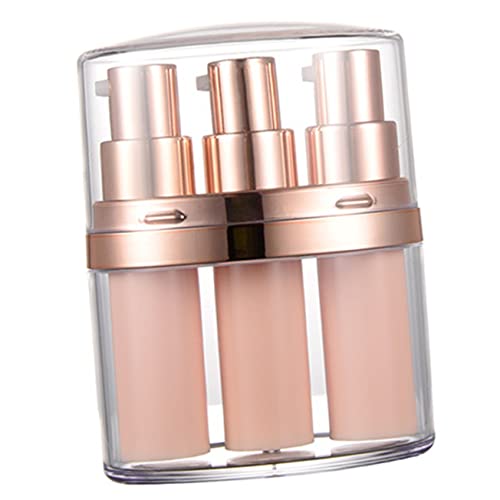 VALICLUD Pumpspender Zum Herunterdrücken Mit Drei Schläuchen Leere Flasche Für Make-up-entferner Kosmetik-flüssigkeitsflasche Aus Abs-material Geeignet Für Alkohol Und von VALICLUD