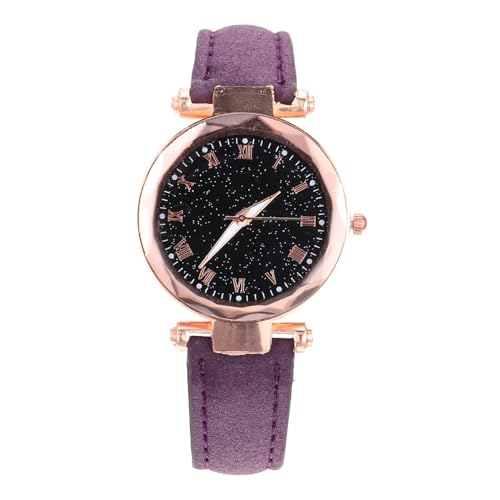 VALICLUD Damen Armbanduhr Mit Verstellbarem Lederarmband Quarzuhr Im Klassischen Design Mit Römischem Für Und Besondere Anlässe von VALICLUD