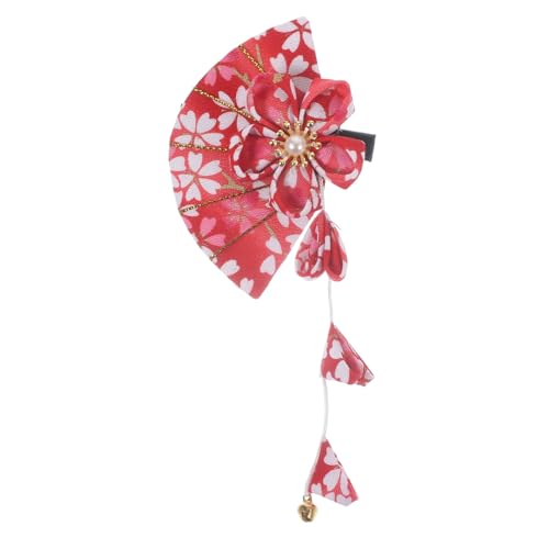 VALICLUD Quastenkopfschmuck Kopfbedeckung Form Klein Haarzubehör Clips Für Hochzeit Mädchen Fächer Mittlere Haarspangen Bettwäsche Aus Baumwolle Violett Zufällige Farbe von VALICLUD