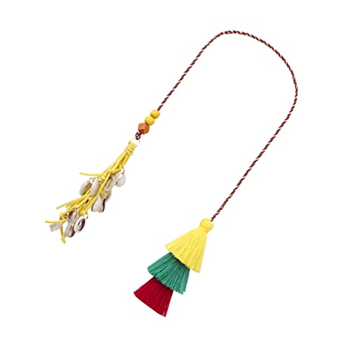 VALICLUD Modischer Quasten-schlüsselanhänger mit Fransen Schlüsseldekoration Retro-schlüssel für Damen von VALICLUD