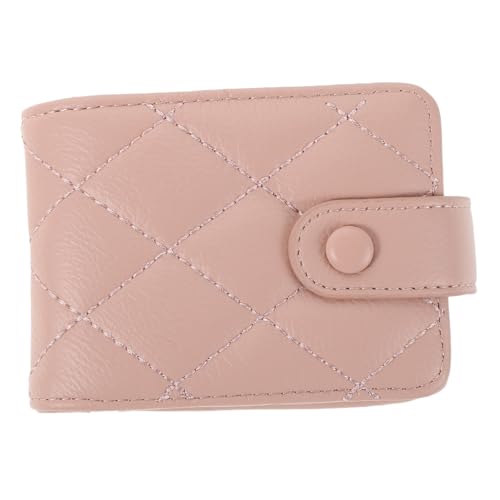 VALICLUD Quilted Mini Kosmetiktasche Damen Kompakte Schminktasche mit Spiegel Kleine Makeup Bag für Reisen Modische Lippenstift-Etui Praktischer Kosmetikbeutel für Unterwegs von VALICLUD