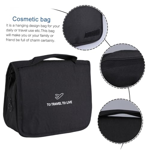 VALICLUD Kulturtasche Mit Reißverschluss-Design Aufhängbar Für Reisen Make-up-Organizer Leicht Und Kompakt Für Damenkosmetiktaschen Und Aufbewahrungstaschen von VALICLUD