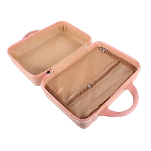 VALICLUD Reise-Make-up-Koffer Tragbare Kosmetiktasche Für Damen Stilvoll Und Praktisch Mit Großem Stauraum Und Robustem Griff Für Kurztrips Und Reisen von VALICLUD