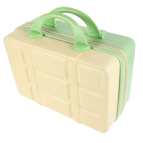 VALICLUD Reise-Make-up-Koffer Mini-Koffer Make-up-Organizer-Tasche Für Frauen 14 Zoll Bequemer Griff Geräumiger Innenraum von VALICLUD