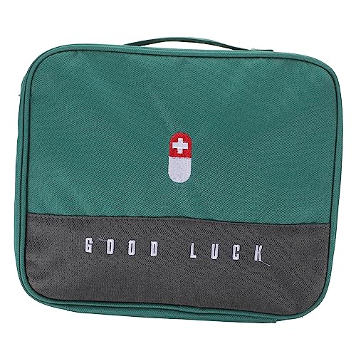 VALICLUD Reise Medizinkoffer Mit Großem Fassungsvermögen Oxford Stoff Organizer Für Medikamente Und Toilettenartikel Mehrzweck Tasche Für Reisen Und Zuhause von VALICLUD