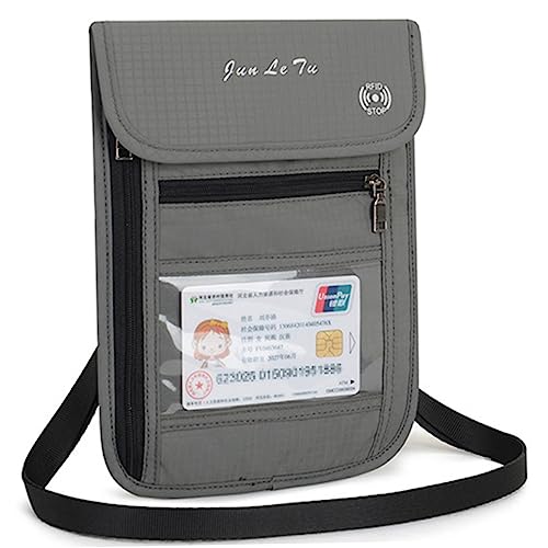 VALICLUD Reise-passhülle Mit RFID-Schutz wasserdichte Umhängetasche Für Herren Und Damen Für Reisepass Kreditkarten Und Kleine Wertsachen Sicher Und Stylish Für Unterwegs von VALICLUD
