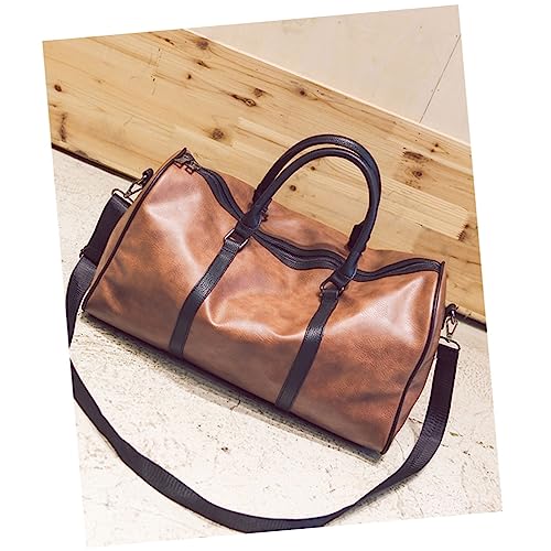 VALICLUD Umhängetasche Aus Pu-Leder Für Die Reise Tragetasche Mit Rollkoffer Zubehör Leichte Schultertasche Für Business Wochenende Den Täglichen Gebrauch von VALICLUD