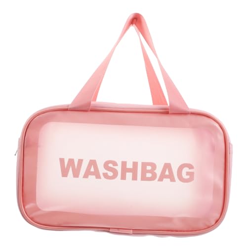 VALICLUD Reise waschtasche mit Doppelter Schicht Kompakt und Tragbar Makeup Organizer mit Reißverschluss Trocken nass Trennung Praktische Kosmetiktasche für Damen und Herren von VALICLUD