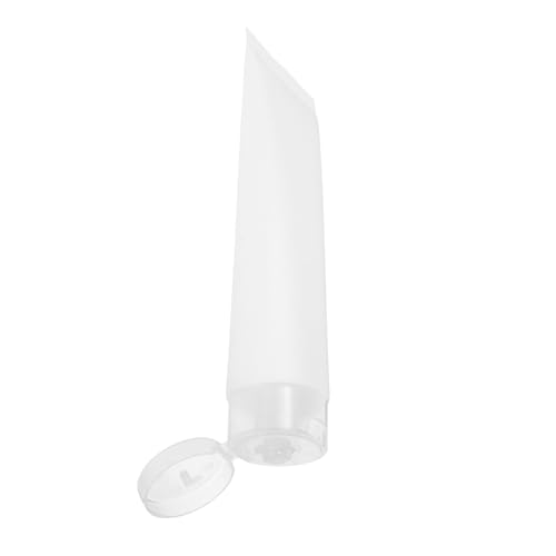 VALICLUD Reiseflasche Reise Lecklotion Leere Flaschen Behälter In Tubengröße Quetschbare Toilettenartikel Kosmetikdeckel Kleine Öffnung Nachfüllbar Transparent Handcreme Leerer VALICLUD Reiseflasche Reise Lecklotion Leere Flaschen Behälter In Tubengröße Quetschbare Toilettenartikel Kosmetikdeckel Kleine Öffnung Nachfüllbar Transparent Handcreme Leerer von VALICLUD