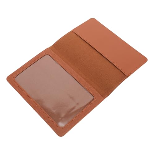 VALICLUD Reisepassetui aus robustem PU Material mit Prägung Braunes Reisepass Schutzetui für Damen und Herren Vielseitiger Dokumenten Kartenhalter für Outdoor Reisen und Travel Essentials von VALICLUD