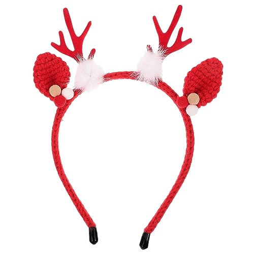 VALICLUD Weihnachts-mädchen Stirnband Mit Niedlichen Rentiergeweih Festliches Haaraccessoire Für Weihnachten Fotorequisiten Karneval Und Partys Für Schicke Looks von VALICLUD