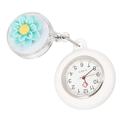 VALICLUD Retractable Pocket Watch Mit Clip Praktische Schwesternuhr Für Ärzte Und Pflegekräfte Strapazierfähig Und Langlebig Tragbar Und Bequem Teefarben Erhältlich von VALICLUD