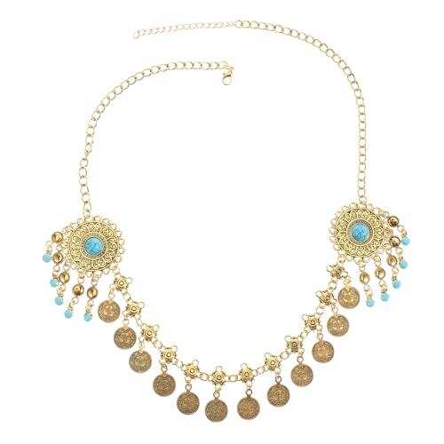 VALICLUD Bohemian Haarschmuck Mit Quasten Vintage-inspirierte Kopfbedeckung Für Ethnische Kette Mit Künstlichem Türkis Haaraccessoires Für Festivals Und Besondere Anlässe VALICLUD Bohemian Haarschmuck Mit Quasten Vintage-inspirierte Kopfbedeckung Für Ethnische Kette Mit Künstlichem Türkis Haaraccessoires Für Festivals Und Besondere Anlässe von VALICLUD