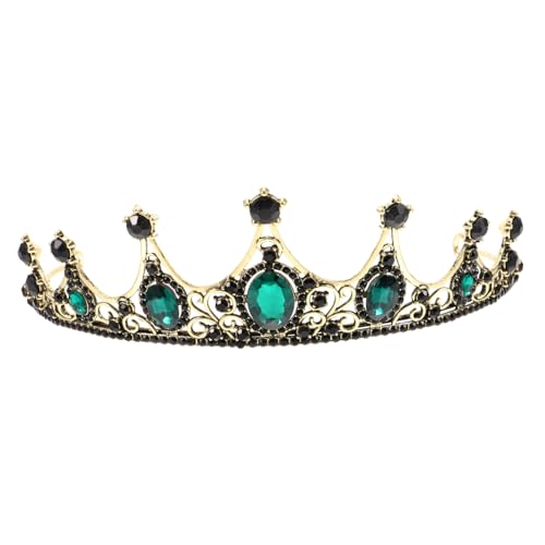 VALICLUD Retro Brautkrone Tiara aus Langlebigem Material Kopfschmuck für Hochzeit Verlobung und Party Leicht und Tragbar Stilvolles Barock Design für Damen von VALICLUD