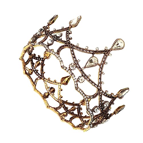 VALICLUD Retro Krone Hochzeit Schmuck Dekorative Junge Mädchen Kopfstück Party-haarkrone Kopfbedeckung Schöner Kronenschmuck-requisite von VALICLUD