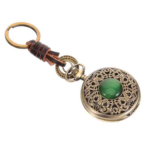 VALICLUD Retro Taschenuhr Herren Vintage Schlüsselanhänger Uhr aus Robustem Material Kompakt Leicht Präzise Zeitmessung Modisches Accessoire Langlebig Stilvoll für Alltag und Besondere von VALICLUD