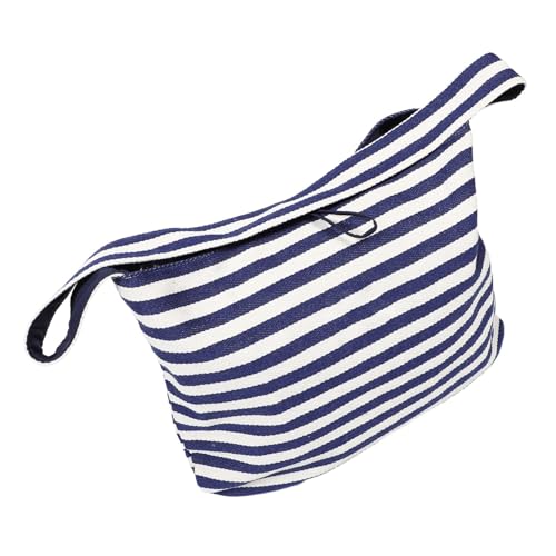 VALICLUD Reversible Gestreifte Tote Bag Große Kapazität Langlebig Wasserabweisend Schulter Umhängetasche für Damen Mädchen Einkauf Strand Reise Alltag von VALICLUD