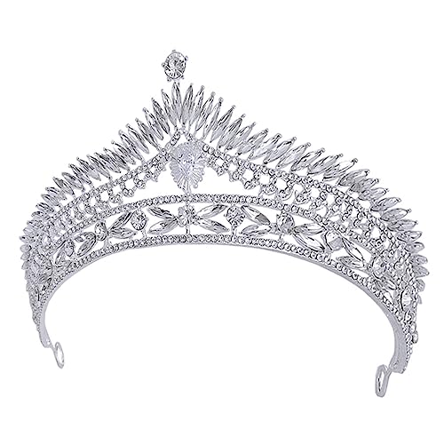VALICLUD Rhinestone Brautkrone aus Funkelnde Barock Krone für Damen Eleganter Haarschmuck für Hochzeit Geburtstagsfeier und Brautschmuck Einzigartiges Accessoire für Besondere Anlässe VALICLUD Rhinestone Brautkrone aus Funkelnde Barock Krone für Damen Eleganter Haarschmuck für Hochzeit Geburtstagsfeier und Brautschmuck Einzigartiges Accessoire für Besondere Anlässe von VALICLUD