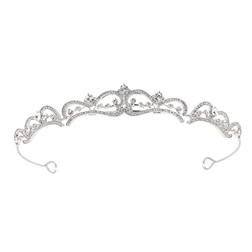 VALICLUD Rhinestone Hochzeit Tiara für Damen Krone für Braut Brautjungfer und Besondere Anlässe Funkelndes Haarschmuck Accessoire für Hochzeiten und Feiern VALICLUD Rhinestone Hochzeit Tiara für Damen Krone für Braut Brautjungfer und Besondere Anlässe Funkelndes Haarschmuck Accessoire für Hochzeiten und Feiern von VALICLUD