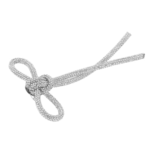 VALICLUD Rhinestone Schleifenbrosche für Damen Eleganter Anstecker mit Funkelnden Strasssteinen für Anzüge Kleider und Formelle Anlässe Vielseitiges Modeaccessoire für Partys und von VALICLUD
