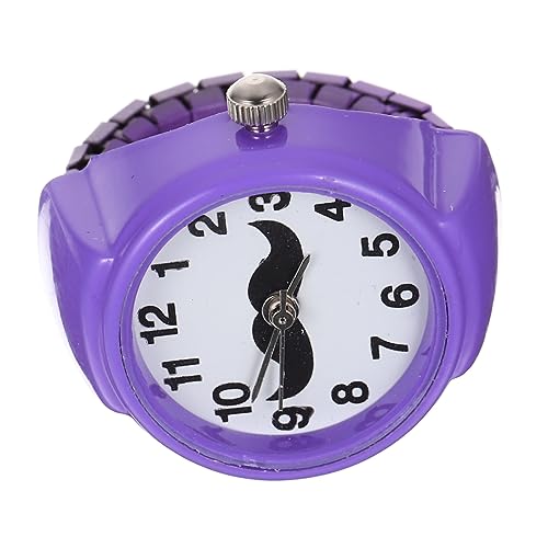 VALICLUD Ringuhr Frauen Schmuck Größer Gold Zappeln Anhänger Runde Fingeruhr Modische Fingeruhr Fingerring- Glänzender Fingerring Uhr Mit Rundem Ring Lässige Fingeruhr Abs Violett VALICLUD Ringuhr Frauen Schmuck Größer Gold Zappeln Anhänger Runde Fingeruhr Modische Fingeruhr Fingerring- Glänzender Fingerring Uhr Mit Rundem Ring Lässige Fingeruhr Abs Violett von VALICLUD