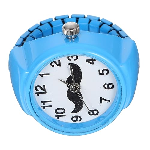 VALICLUD Ringuhr Ringfinger Herren Sportuhr Digitaluhren Paare Vintage Ring Herren Armbanduhr Ringe Junge Fingeruhr Fingeruhr Für Damen Korbdekor Blaue Bauchmuskeln von VALICLUD
