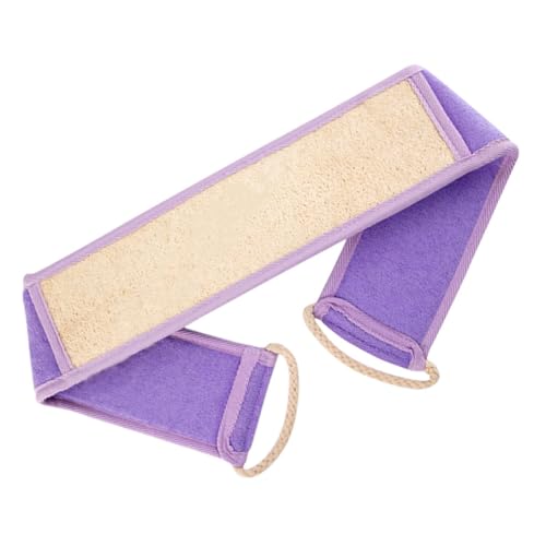 VALICLUD Rückenpeelingtuch Für Dusche Aus Luffa Badetuch Für Körperpeeling Handlich Und Pflegeleicht Zum Sanften Peelen Und Reinigen von VALICLUD