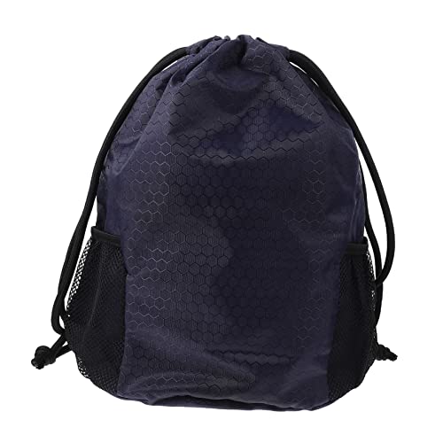 VALICLUD Saitenpaket Sporttasche Handdekoration Turnbeutel Frau Kleiner Taschenrucksack Schwarzer Rucksack Outdoor-Tasche Mit Kordelzug Bürozubehör Schmücken Herren -Rucksack Polyester Navy von VALICLUD