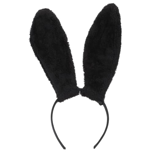 VALICLUD Stirnband Mit Hasenohren Haarband Für Cosplay Faltbarer Kopfschmuck Haar Accessoire Für Fotos Kostüm Haarreifen Hasenohren Kopfreifen Requisiten Für Partys von VALICLUD
