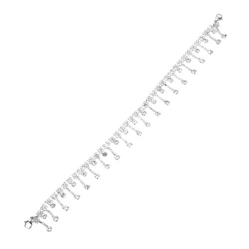 VALICLUD Sandal Chain Charm mit Funkelnden Strasssteinen Modische Schuhkette für Damen Elegantes DIY schuhzubehör ein Vielseitige Schuhdekoration für Sandalen und Schuhe VALICLUD Sandal Chain Charm mit Funkelnden Strasssteinen Modische Schuhkette für Damen Elegantes DIY schuhzubehör ein Vielseitige Schuhdekoration für Sandalen und Schuhe von VALICLUD
