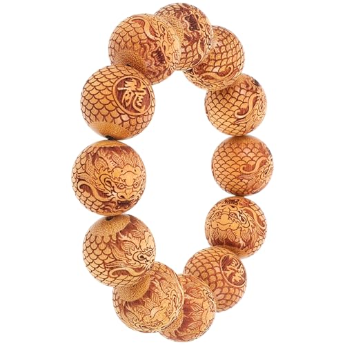 VALICLUD Sandelholz Perlen Armband Handgefertigt Leichtes Gebetsarmband Unisex Schmuck Für Hochzeit Party Alltag von VALICLUD