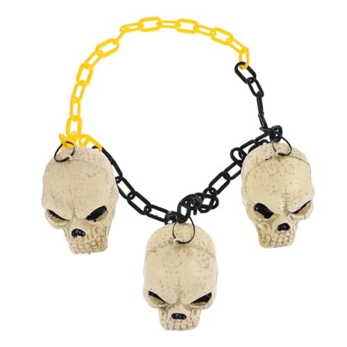 VALICLUD Schädelkette halloween halloween schädel streudekor halloween Schädel-Anhänger realistische Gesichtsmaske Zombie-Maske -Hals-Anhänger Halloween- Plastik VALICLUD Schädelkette halloween halloween schädel streudekor halloween Schädel-Anhänger realistische Gesichtsmaske Zombie-Maske -Hals-Anhänger Halloween- Plastik von VALICLUD