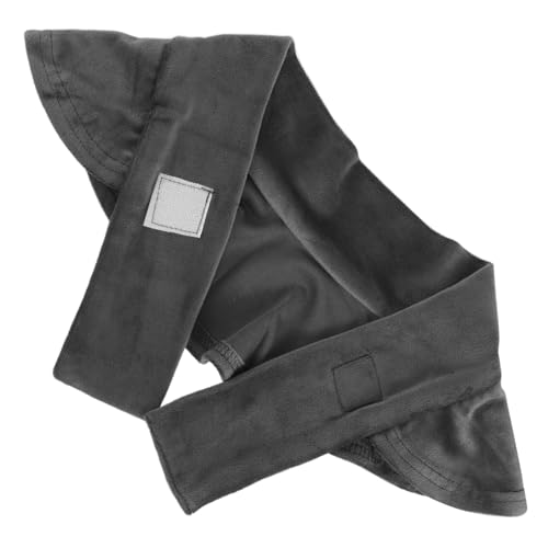 VALICLUD Ausschnittwickel Kunstkragen Damen Falscher Kragen Hemd Schulterkragen Wickelschal Falscher Kragen Ausschnittkragen Abnehmbarer Kragen Schal Plüschkleidkragen Warmer Halskragen Grau von VALICLUD