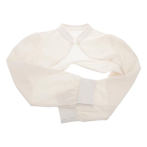 VALICLUD Damen Fake Shirt Kragen Bolero Aus Chiffon Eleganter Und Bequemer Falscher Kragen Für Herbst Winter Atmungsaktive Weiche Materialien Mit Stilvollem Design Und Feinen Details Für von VALICLUD
