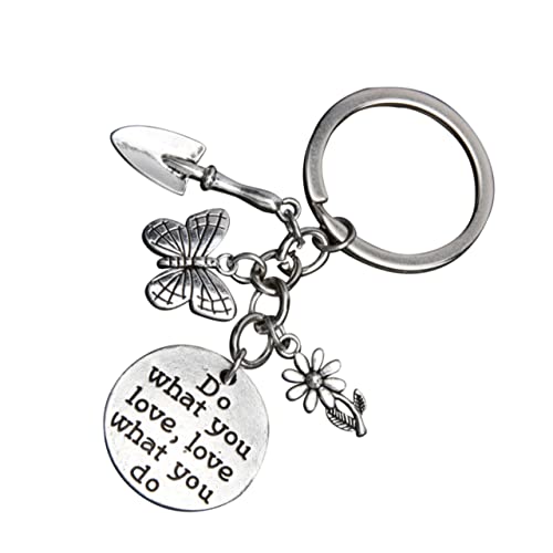 VALICLUD Blumenanhänger Schlüsselanhänger Gartenschaufel Schlüsselanhänger Dekoratives Ornament Für Zuhause Männer von VALICLUD