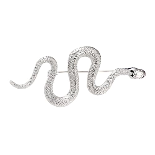 VALICLUD Schlangenbrosche aus Modisches Schmuck Accessoire für Damen und Herren Vielseitiger Anstecker zur Dekoration von Kleidung Mantel und Blazer Einzigartiges Design von VALICLUD